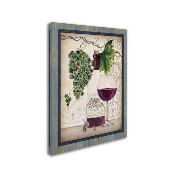 Jean Plout 'Chateau Plout Wine 4' Canvas Art,14x19